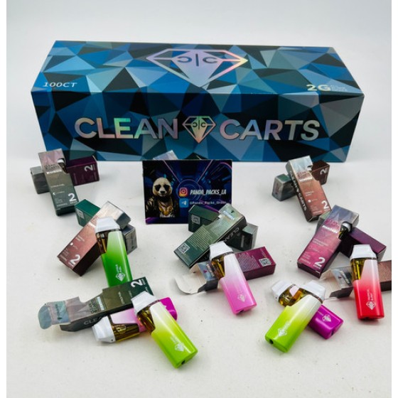 #PP47 Clean Carts 2G Disposable Vape Pen (100/Case)
